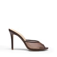 thumbnail image 2 of DREAM PAIRS Mule Heels for Women High Heels Stiletto Open Round Peep Toe Mules Sandals Slip on Dress Shoes Sexy Heeled for Party Dressy Prom Wedding, 2 of 8