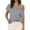 Grey, variant on Kelon Women's 2026 Summer Off Shoulder Tops Crew Neck Going Out Outfits Y2k Clothes Fashion Clothes Vacation Outfits, M
