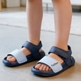 thumbnail image 5 of JAJAHO Girls Sandals Open Toe Summer Outdoor Child Sport Sandals Athletic Lightweight Hook And Loop Walking Shoes For Little/Big Kids Versatile Shoes, 5 of 9