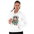 thumbnail image 3 of Betty Boop Bold Eagle Rose Tattoo Women Plus Size Hoodie Brisco Brands 5X, 3 of 4