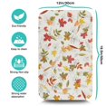 thumbnail image 6 of Fall Maple Leaves Pumpkins Dish Mat Heat Resistant Coffee Mat Collapsible Bar Mats for Kitchen Countertops (19.5x12in,Set Of 2), 6 of 7