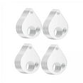 thumbnail image 1 of Gotas de hilo transparentes,Gotas de hilo transparentes Costura ligera de bricolaje,Bobinas de banda de rodadura para portátiles con agujeros,Organizador de almacenamiento de, 1 of 8