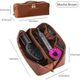 thumbnail image 2 of Universal Travel Storage Bag for Hair Dryer, All-in-One Storage Organizer Bag for Hair Tools Attachments, Brown, 2 of 16