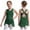 Green, variant on YUUMIN Ballet Dance Leotard Dress for Girls Latin Jazz Ballroom Dancing Outfit Ballerina Lyrical Wrap Skirt Hot Pink 10