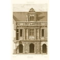 thumbnail image 2 of Rouyer, Eugene 13x18 White Modern Wood Framed Museum Art Print Titled - French Architecture I, 2 of 4