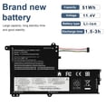 thumbnail image 4 of L15C3PB1 Laptop Battery Replacement for Lenovo Ideapad 330S 330S-14IKB 330S-14AST 330S-15ARR 330S-15AST 330S-15IKB GTX1050 Series Notebook 5B10W67358 5B10Q39206 L15L3PB0 L15M3PB0, 4 of 8