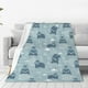 thumbnail image 1 of Balery Cute Hippopotamus Manta de Felpa Suave y Acogedora – Cobija de Franela Aterciopelada para Cama, Lavable y Cálida para Sofá, Mascotas, Transpirable-80"x60", 1 of 7