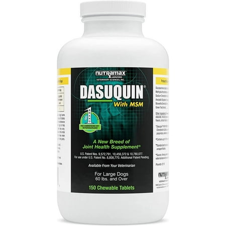 UPC: 0755970450279 | Dasuquin MSM Chewable Tablets for Large Dogs 150ct