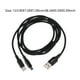 thumbnail image 5 of Línea de datos de cargador de cargador de cargador de cable USB de cable de carga doble, 5 of 5