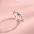 thumbnail image 4 of Forever Rings Delicado Diseño Nudo De Cobre Moda Puede Ser Ajustable Anillo Luz De Plata De Alto Grado Anillo, 4 of 7