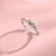 thumbnail image 4 of Forever Rings Delicado Diseño Nudo De Cobre Moda Puede Ser Ajustable Anillo Luz De Plata De Alto Grado Anillo, 4 of 7
