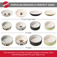 thumbnail image 5 of Ceramic Dog Bowl, 2-Tone Gray, 7 In. - 54701, 5 of 5