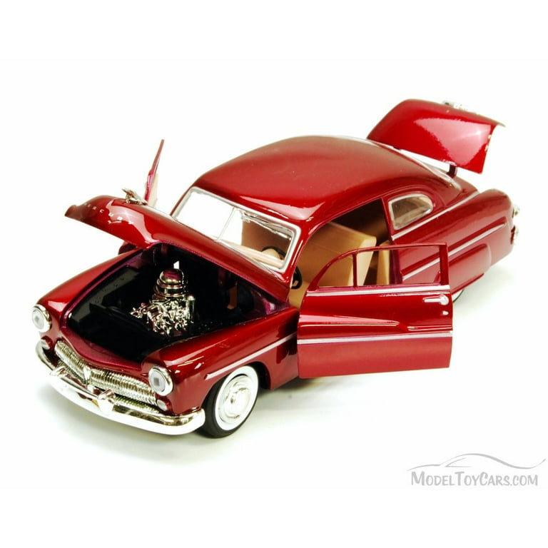 1949 Mercury Eight Coupe, Red - Motormax 73225 - 1/24 scale