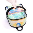 thumbnail image 4 of Mochila transparente holográfica para mujer, minimochila transparente con holograma de PVC, bolso de hombro, mochila diaria, 4 of 9