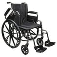 thumbnail image 6 of Traveler L4 Lightweight Wheelchair High Strength, Flip Back Desk Arm, Mag Black, 18 Inch, 250 lbs., 6 of 6