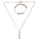 thumbnail image 1 of Collar Aretes y Pulsera Chapa De Oro y Perlas Cultivadas, 1 of 6
