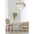 thumbnail image 3 of Elegant Lighting Sydney 21.5" Metal/Crystal Chandelier in Satin Gold/Clear, 3 of 9