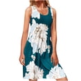 thumbnail image 1 of EQWLJWE Robes d'Été pour Femmes 2023 Mode Femmes Sans Manches Col Rond Été Confortable Imprimé Décontracté Robe Longue Ample Robes pour Femmes 2023, 1 of 4
