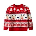 thumbnail image 7 of AUNVITO Women&Men's Family Christmas Sweater Reindeer Snowflake Knit Pullover for Festive Matching Cozy Family Outfits, 7 of 7