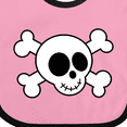 thumbnail image 4 of Inktastic Fun Skull and Crossbones Boys or Girls Baby Bib, 4 of 4