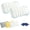 White*2, variant on Cooling Marshmallow Puff Pillow, Soft Cloud Puff Sleep Pillow with Neck and Shoulder Support, Breathable Washable Bed Pillow for Side, Back and Combination Sleepers (Gray)