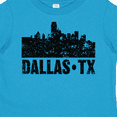 thumbnail image 4 of Inktastic Dallas Texas City Skyline with Grunge Boys or Girls Toddler T-Shirt, 4 of 5