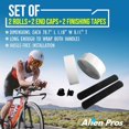 thumbnail image 4 of HAHDAXIA Bike Handlebar Tape EVA (Set of 2) White - Enhance Your Bike Grip with These Bicycle Handle bar Tape - Wrap Your Bike for an Awesome Comfortable Ride (Set of 2, White), 4 of 6