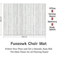 thumbnail image 3 of Office Chair Mat for Hardwood & Tile Floor 36"x48",Boho Moroccan Grey Computer Rolling Chair Mat Carpet Under Desk Non Slip Modern Farmhouse Gaming Rug Low-Pile Large Protector Mat, 3 of 6