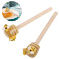 thumbnail image 3 of Miangastore 2pcs Bee Festival Decor Mini Stirring Stickstray Decor For Summer Farmhouse Kitchen Unique Bee Pattern For Fun And Attractive Kitchen Decoration, 3 of 8