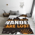 thumbnail image 5 of Pofeuu Not All Who Wander Are Lost4 Print Ultra-Soft Micro Fleece Blanket,for Bed Or Sofa,All Season Throw Blankets Flannel Blanket-80"x60", 5 of 7