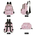 thumbnail image 4 of FORMRS Mini Backpack Purse for Women Quilted Travel Daypack Casual Shoulder Bag, Pink Halloween, 4 of 7