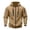 25Khaki110, variant on XAOFW Men's Hoodies Sweatshirts Solid Color Zipper Hoodie Drawstring Casual Classic Pullover Long Sleeve Hooded Sweatshirt With Pockets Stylish Comfortable Daily Top