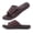Dark Brown, variant on Mens Sandals Adjustable Straps Orthotic Plantar Fasciitis Open Toe Athletic Sport Slides with Soft Comfy Arch Support Footbed Brown Size 10.5