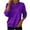A01-Purple, variant on Half Zip Sweatshirts Women Quilted Pullover Tops Crew Neck Long Sleeve Tunics Solid Casual Fashion Fall Sweatshirts