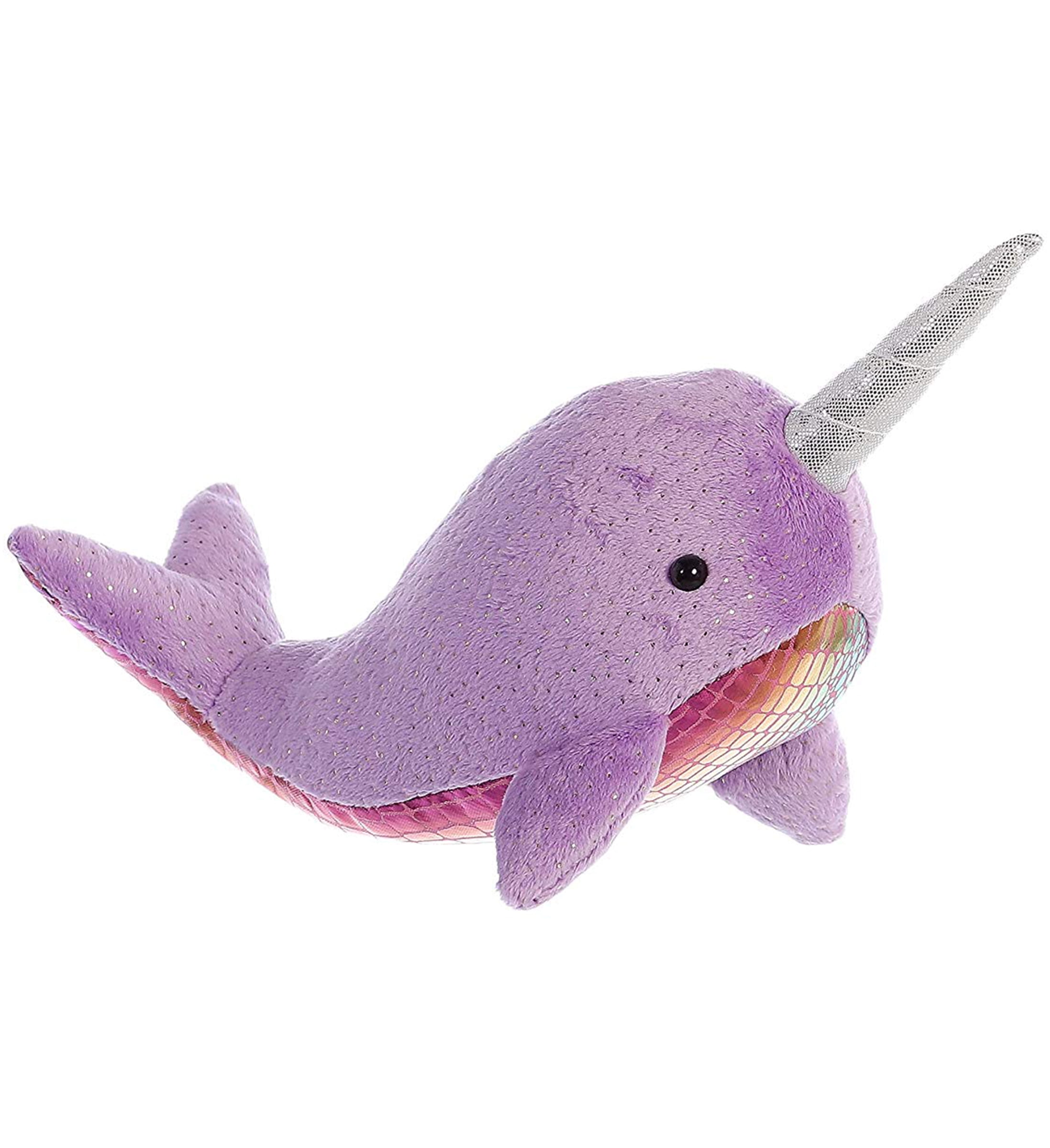 purple narwhal stuffed animal
