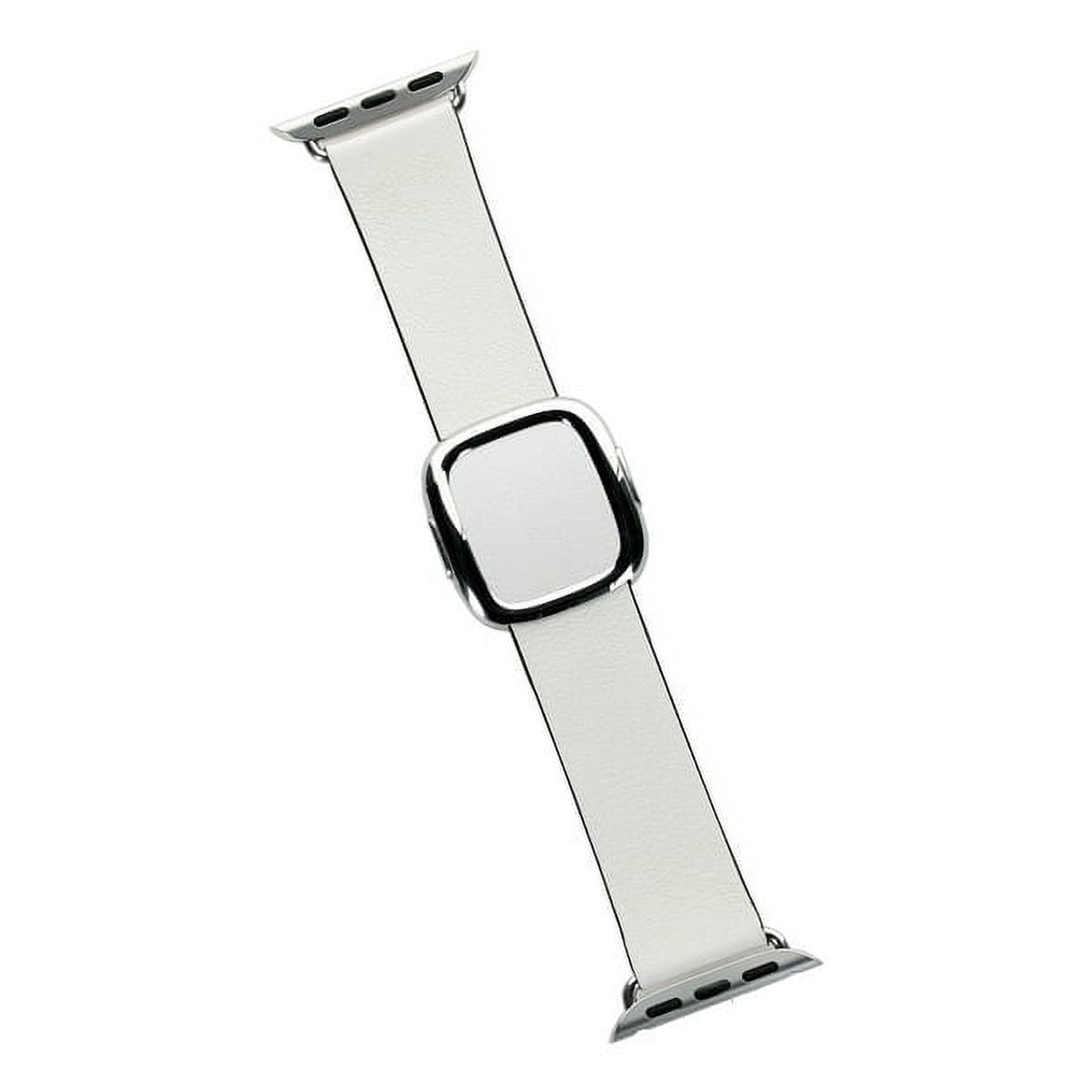 Apple 41mm Midnight Leather Link Strap for Smart Watch, M/L