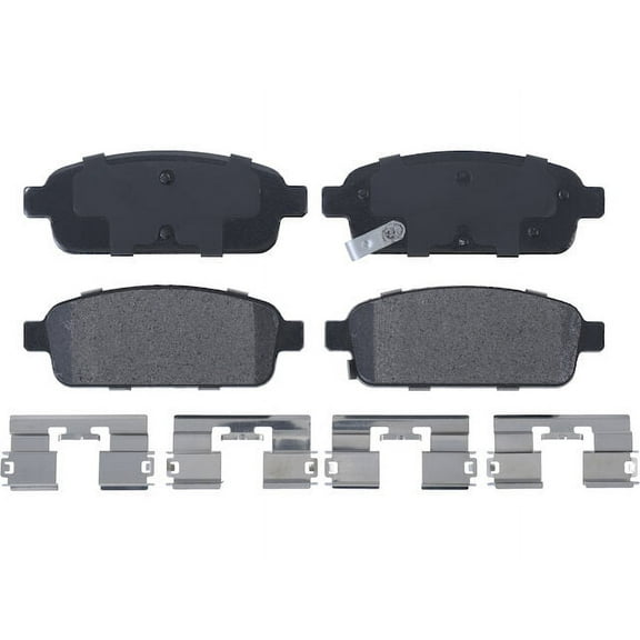 Rear Brake Pad Set - Compatible with 2015 - 2017 Chevy Trax 2016