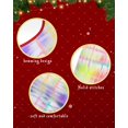 thumbnail image 6 of Colorful Abstract Christmas Tree Skirt 36 Inches Large Christmas Skirt Tree, Modern Rainbow Art Watercolor Tree Skirt Christmas Decorations for Fireplace Party Holidays Indoor Outdoor, 6 of 7
