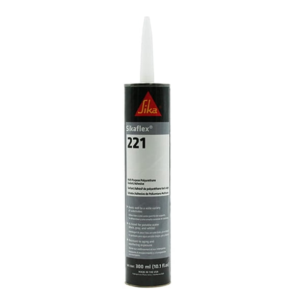 Sellador/Adhesivo AP Products Sikaflex-221 Aluminio Gris