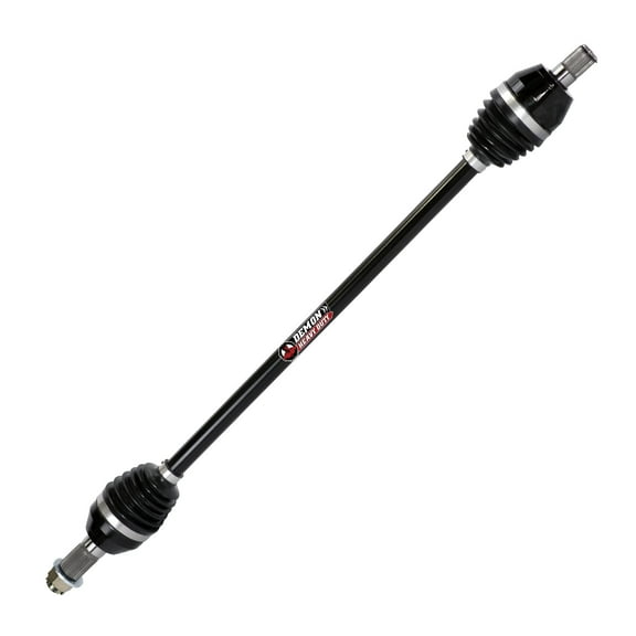 Demon Powersports Front Left/Right Heavy Duty Axle for (2017-21) Can Am Maverick X3/Max, Made Up of 4340 Chromoly Steel, in Dual Heat Treated High Strength, Wider Angles, with Smart-Lok 72 inch Wide
