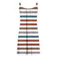 thumbnail image 6 of CHUMUD Short Dresses for Women Hawaiian Tropical Print Cami Sleeveless Crew Neck Dress A Line Mini Dress Summer Beach Vacation Sundress Casual, 6 of 7