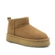 thumbnail image 4 of Botas de nieve cortas de versión alta de doble capa de 4 cm de fondo grueso de invierno para mujer cálidas y gruesas, 4 of 5