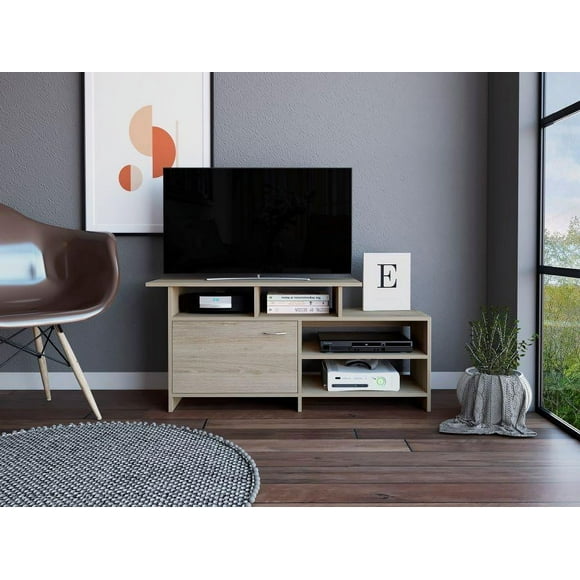 Mueble Mesa Lima P/ Tv Excelsior 40pulg Madera Rovere