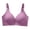 Purple, variant on QASIEATN Seamless Underwear for Women Wireless Supportive Full Coverage Bras Women's Jelly Depp V Everyday Bras