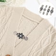 thumbnail image 2 of Châle Chaîne Clips 8 Styles Chemises Cardigan Robes Rétro Pull, 2 of 7