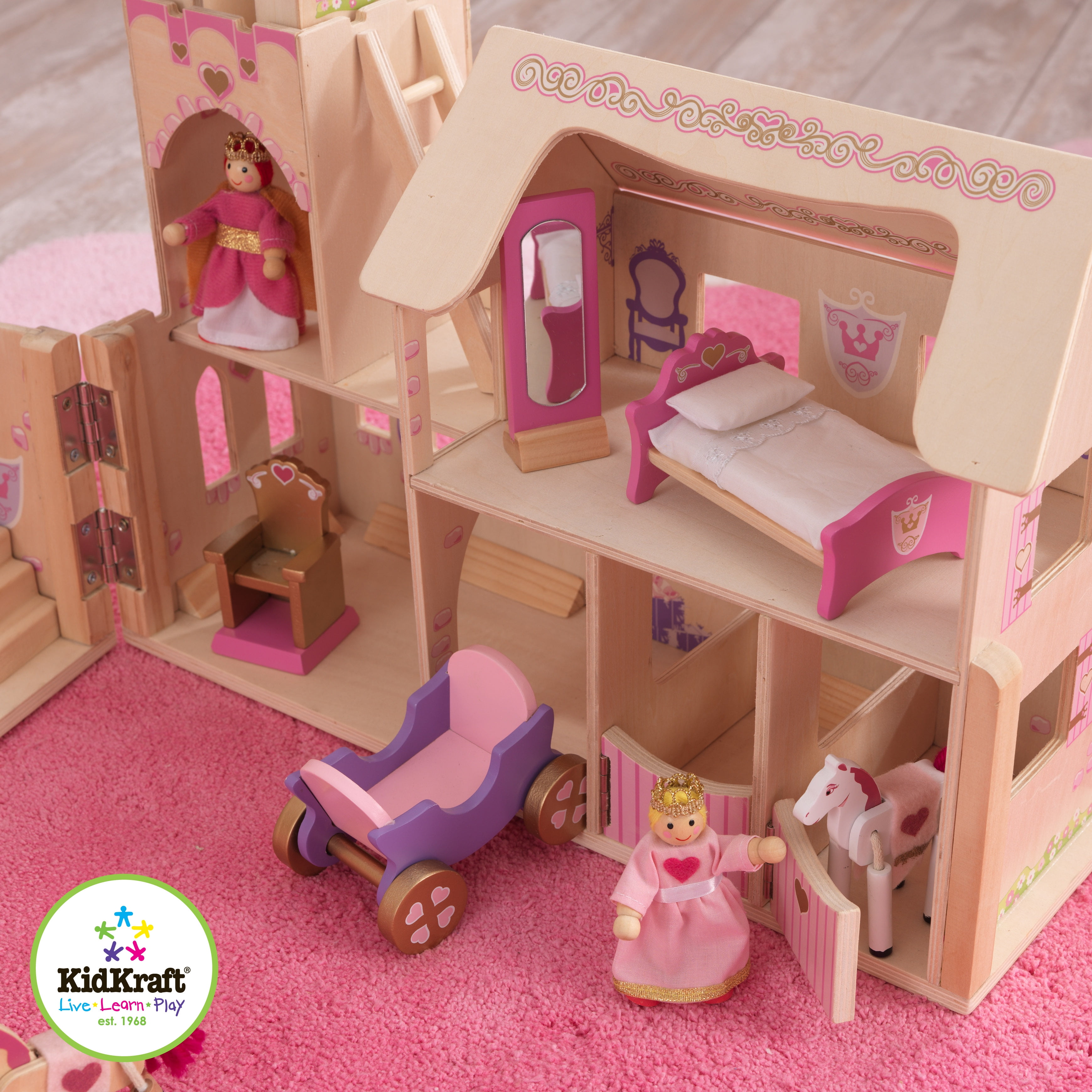 kidkraft wooden castle