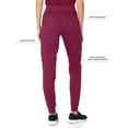 thumbnail image 2 of Landau ProFlex Tailored Fit Stretch 7-Pocket Jogger Scrub Pants for Women 2030, 2 of 5