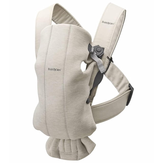 Portabebé BabyBjörn Beige Claro Jersey 3D