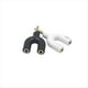thumbnail image 2 of 10 Adaptadores Divisores de Audio para Auriculares de 3,5 mm, Tipo U, para Micrófono y Audio, 2 en 1, Conector Giratorio, Color ., 2 of 5