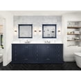 thumbnail image 5 of Navy Blue 84 in. W Double Bathroom Vanity | With Marble Top, Included Faucet and Soft Closing | Offers Lasting Durability and Plenty of Storage, 5 of 7